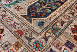 Turkmen Ersari Hand Knotted Wool Rug - 5' 6" X 8' 2" - Golden Nile