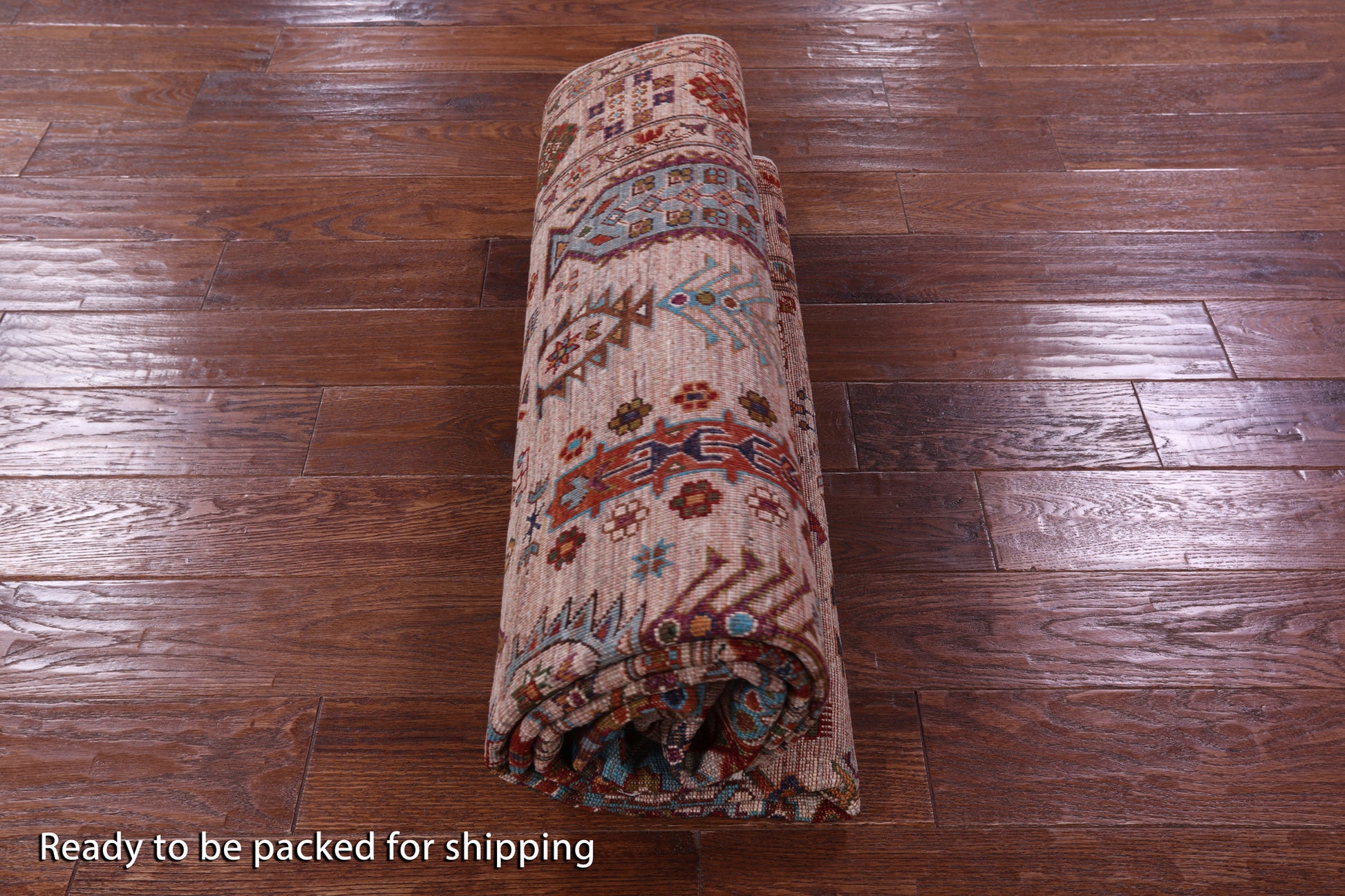 Turkmen Ersari Hand Knotted Wool Rug - 5' 6" X 8' 2" - Golden Nile