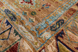 Turkmen Ersari Hand Knotted Wool Rug - 5' 7" X 7' 8" - Golden Nile