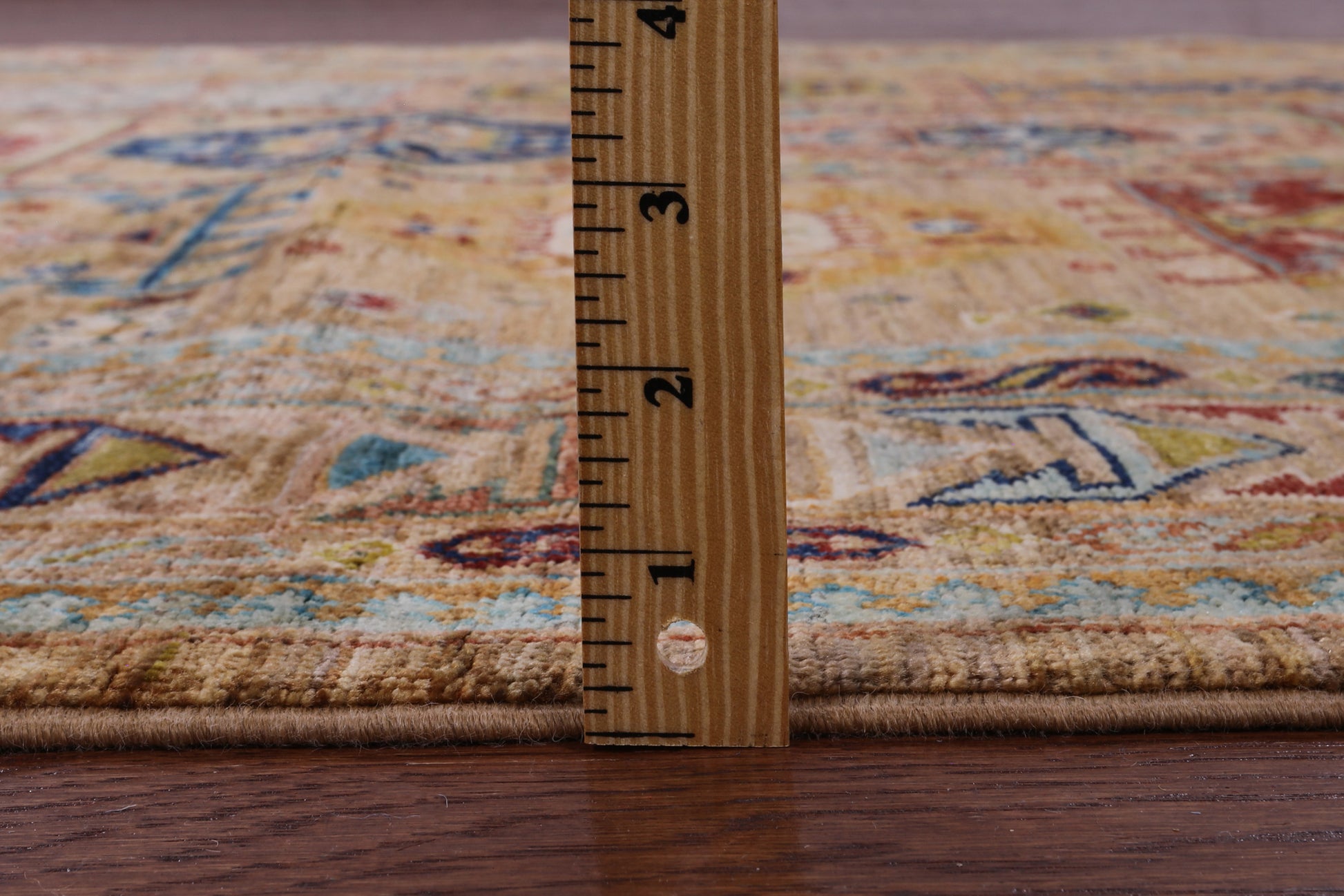 Turkmen Ersari Hand Knotted Wool Rug - 5' 7" X 7' 8" - Golden Nile