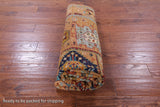 Turkmen Ersari Hand Knotted Wool Rug - 5' 7" X 7' 8" - Golden Nile