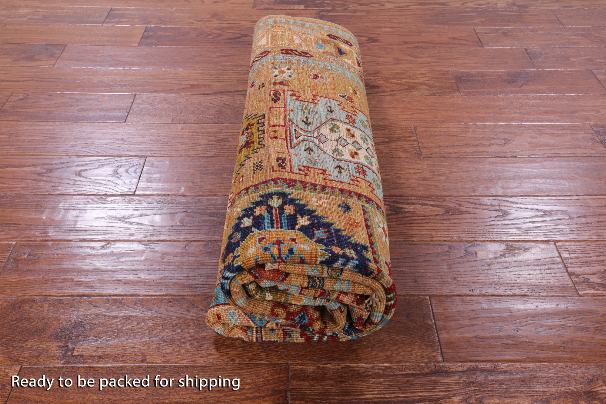 Turkmen Ersari Hand Knotted Wool Rug - 5' 7" X 7' 8" - Golden Nile