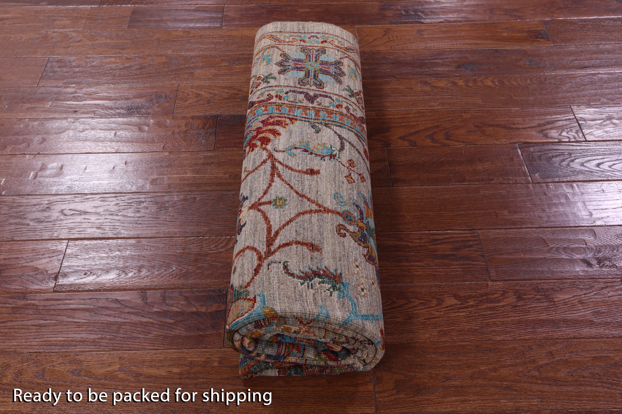 Peshawar Hand Knotted Wool Rug - 5' 7" X 8' 3" - Golden Nile