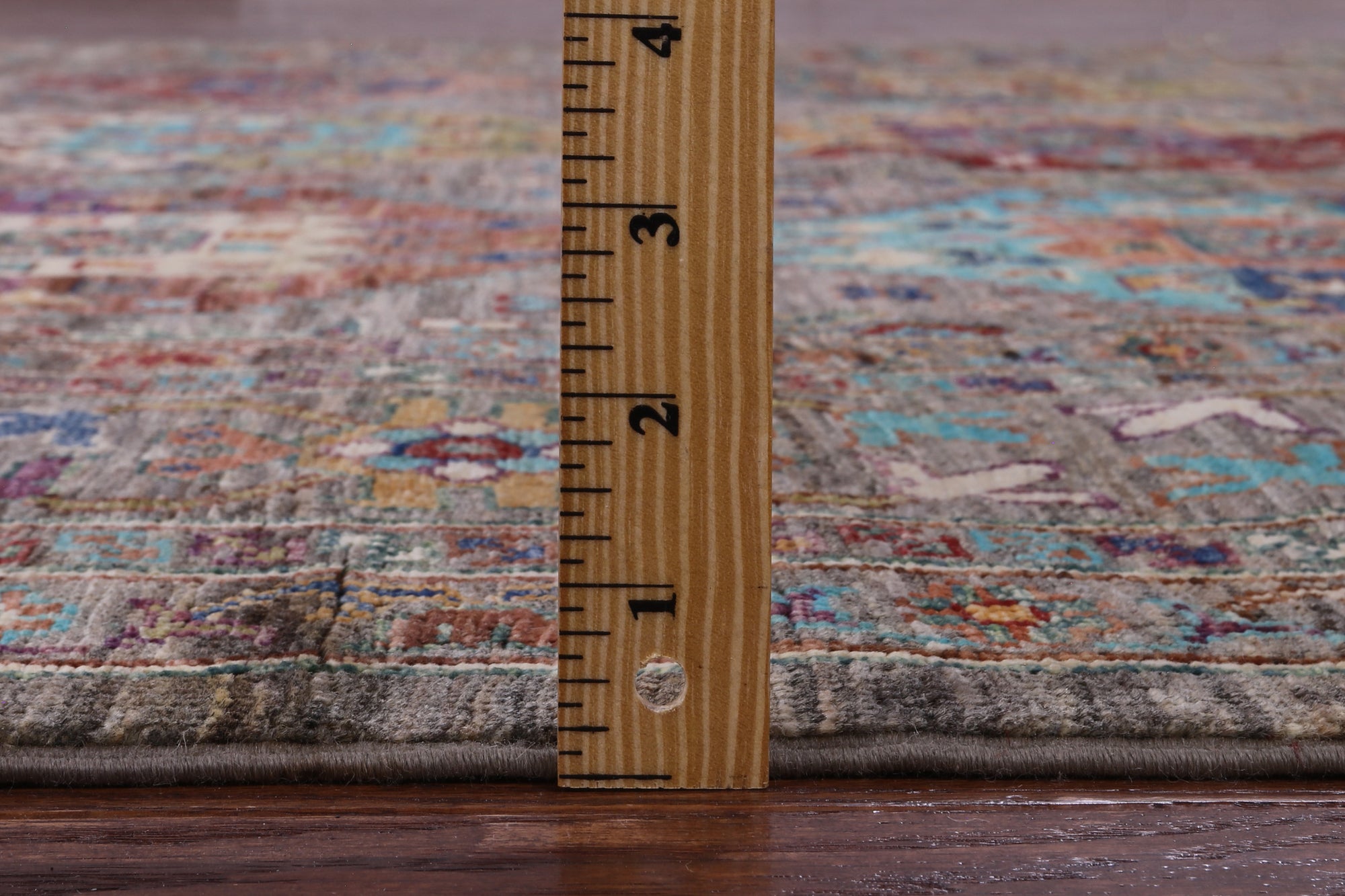Turkmen Ersari Hand Knotted Wool Rug - 6' 10" X 10' 0" - Golden Nile