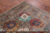 Turkmen Ersari Hand Knotted Wool Rug - 6' 10" X 10' 0" - Golden Nile