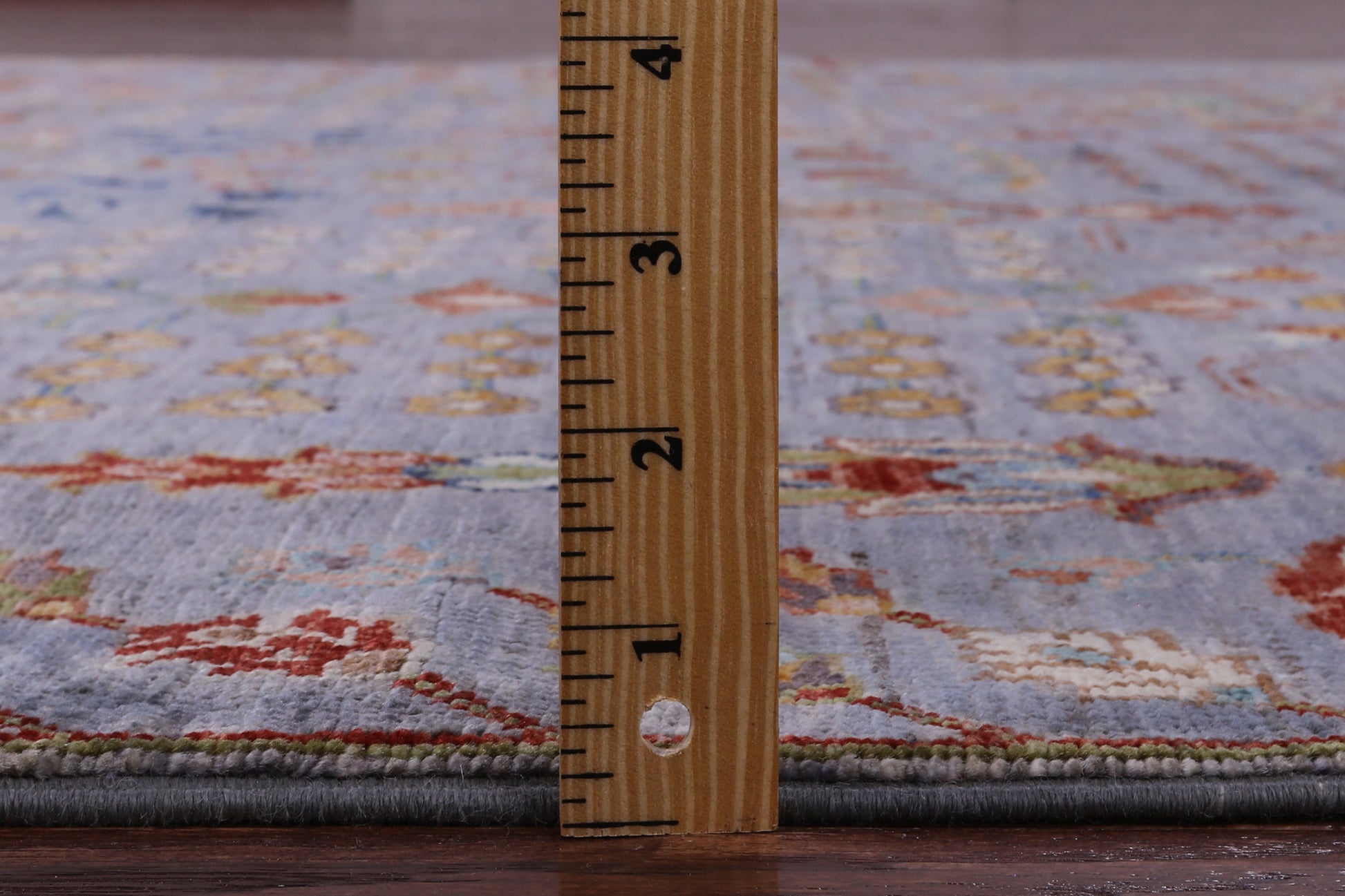 Grey Persian Tabriz Hand Knotted Wool Rug - 6' 7" X 9' 5" - Golden Nile