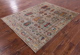 Tribal Persian Hand Knotted Wool Rug - 5' 1" X 6' 8" - Golden Nile