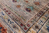 Tribal Persian Hand Knotted Wool Rug - 5' 1" X 6' 8" - Golden Nile