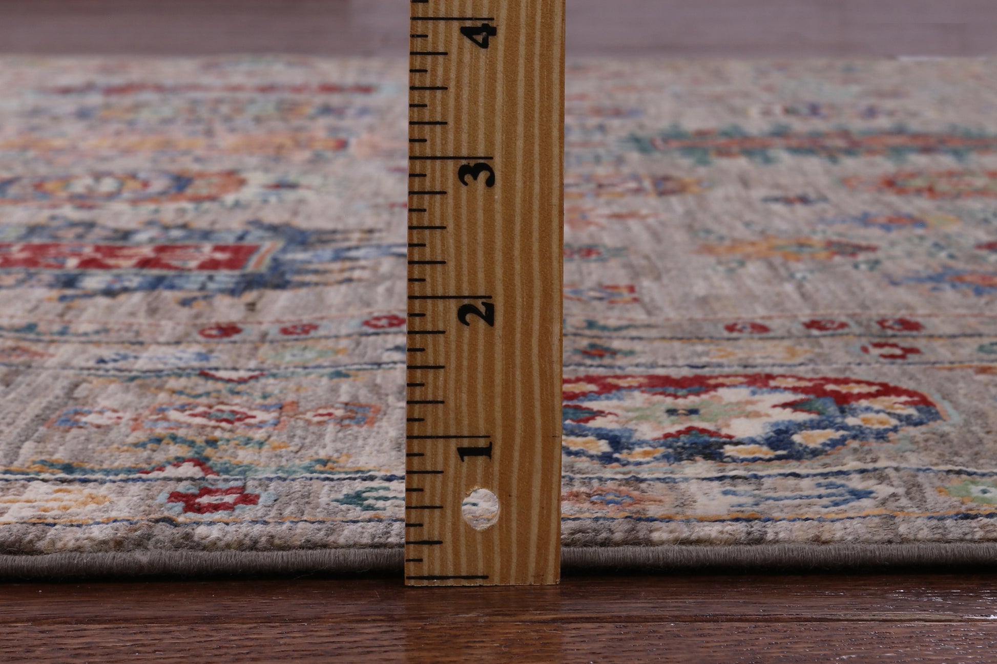 Tribal Persian Hand Knotted Wool Rug - 5' 1" X 6' 8" - Golden Nile