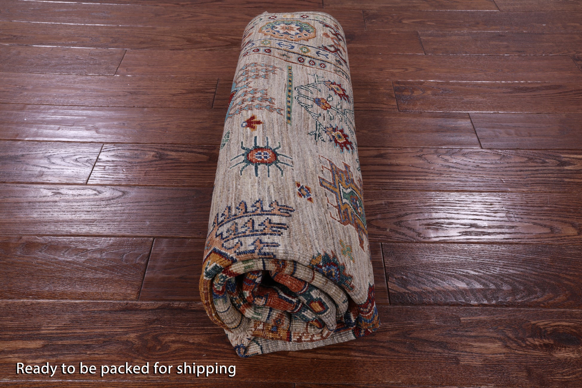 Tribal Persian Hand Knotted Wool Rug - 5' 1" X 6' 8" - Golden Nile