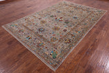 Peshawar Hand Knotted Wool Rug - 6' 9" X 10' 1" - Golden Nile