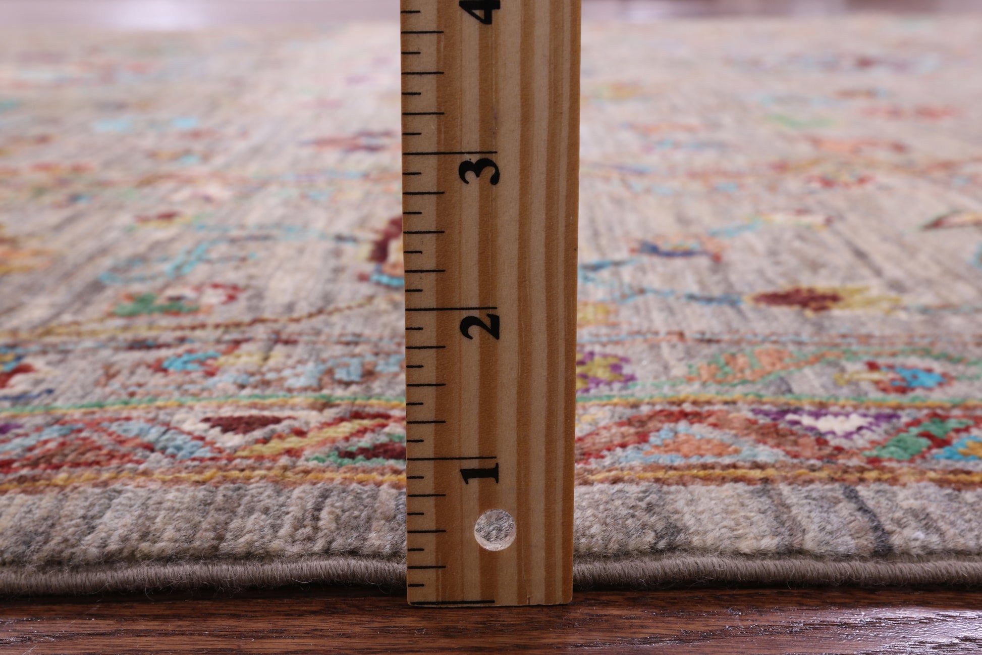 Peshawar Hand Knotted Wool Rug - 6' 9" X 10' 1" - Golden Nile