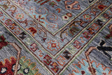 Turkmen Ersari Hand Knotted Wool Rug - 6' 9" X 9' 9" - Golden Nile