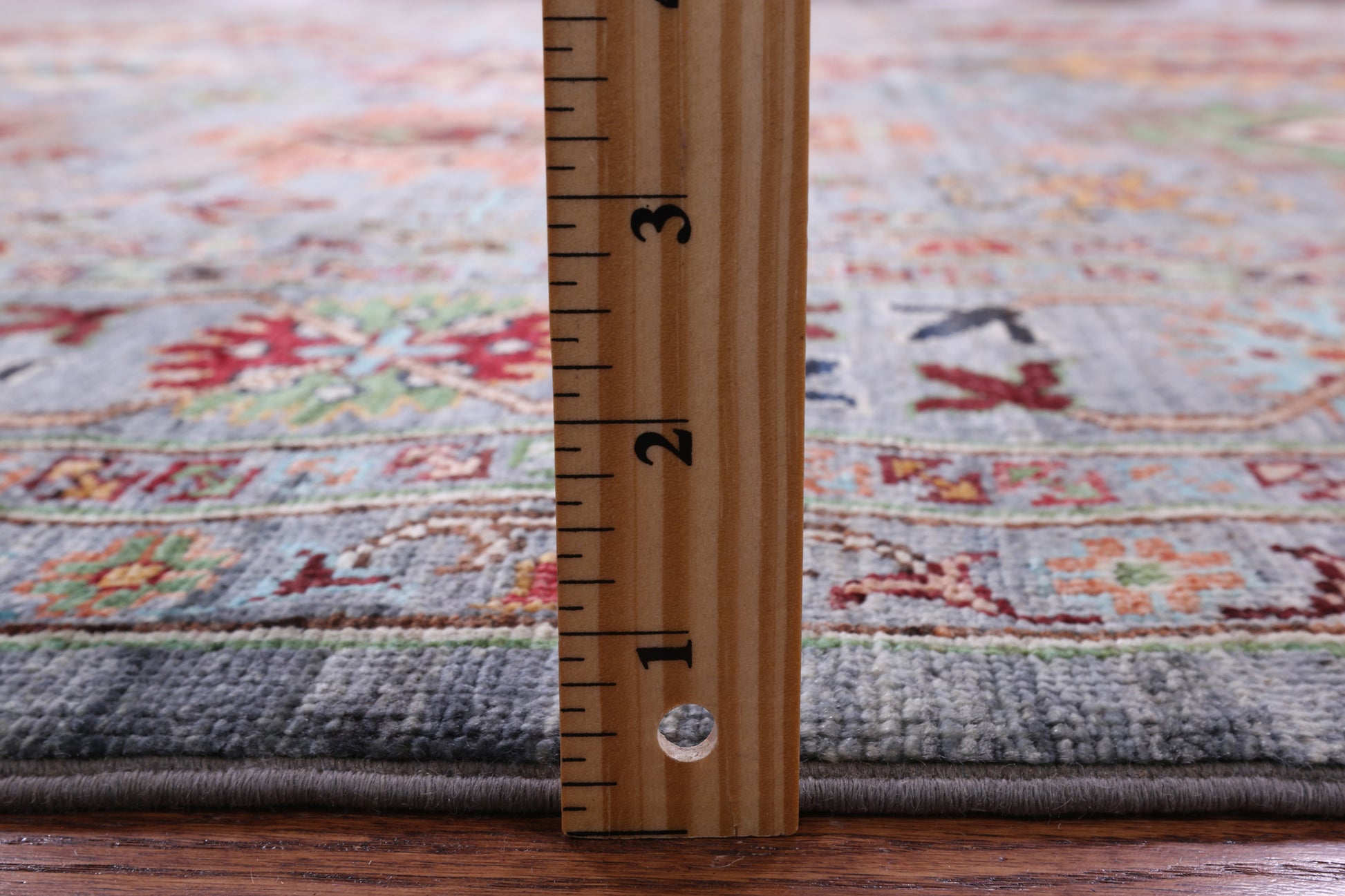 Turkmen Ersari Hand Knotted Wool Rug - 6' 9" X 9' 9" - Golden Nile