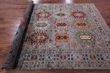 Turkmen Ersari Hand Knotted Wool Rug - 6' 9" X 9' 9" - Golden Nile