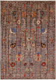 Peshawar Hand Knotted Wool Rug - 5' 1" X 7' 0" - Golden Nile