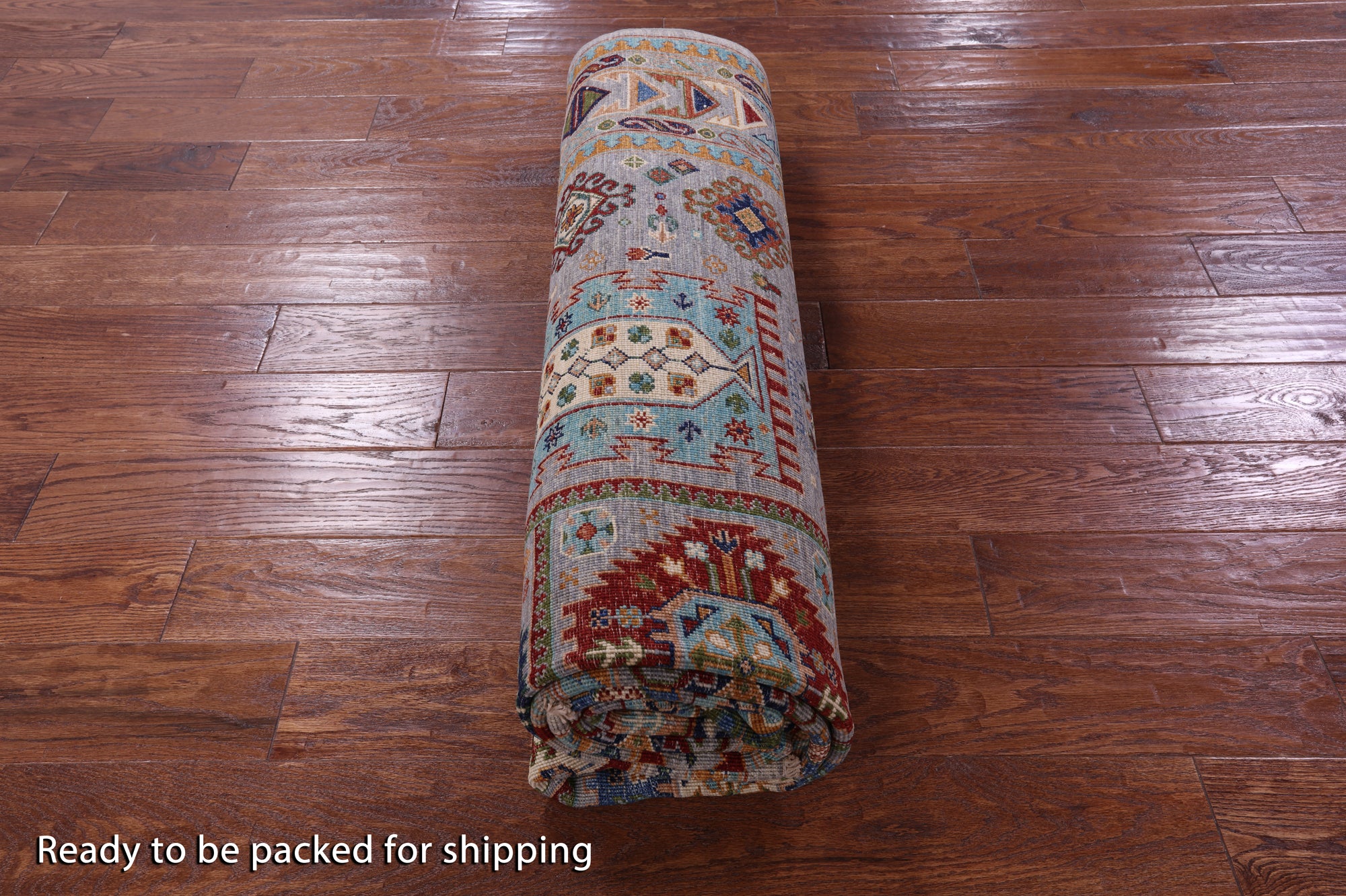 Turkmen Ersari Hand Knotted Wool Rug - 6' 9" X 10' 0" - Golden Nile