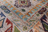 Turkmen Ersari Hand Knotted Wool Rug - 6' 9" X 10' 0" - Golden Nile