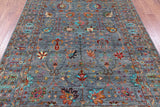Peshawar Handmade Wool Rug - 6' 5" X 10' 3" - Golden Nile