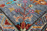 Peshawar Handmade Wool Rug - 6' 5" X 10' 3" - Golden Nile
