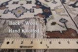 Ivory Turkish Oushak Handmade Wool Runner Rug - 2' 6" X 9' 10" - Golden Nile