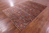 Persian Tabriz Handmade Wool Rug - 6' 10" X 10' 1" - Golden Nile