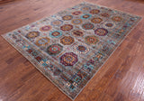 Turkmen Ersari Hand Knotted Wool Rug - 6' 9" X 9' 11" - Golden Nile