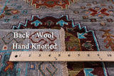 Turkmen Ersari Hand Knotted Wool Rug - 6' 9" X 9' 11" - Golden Nile
