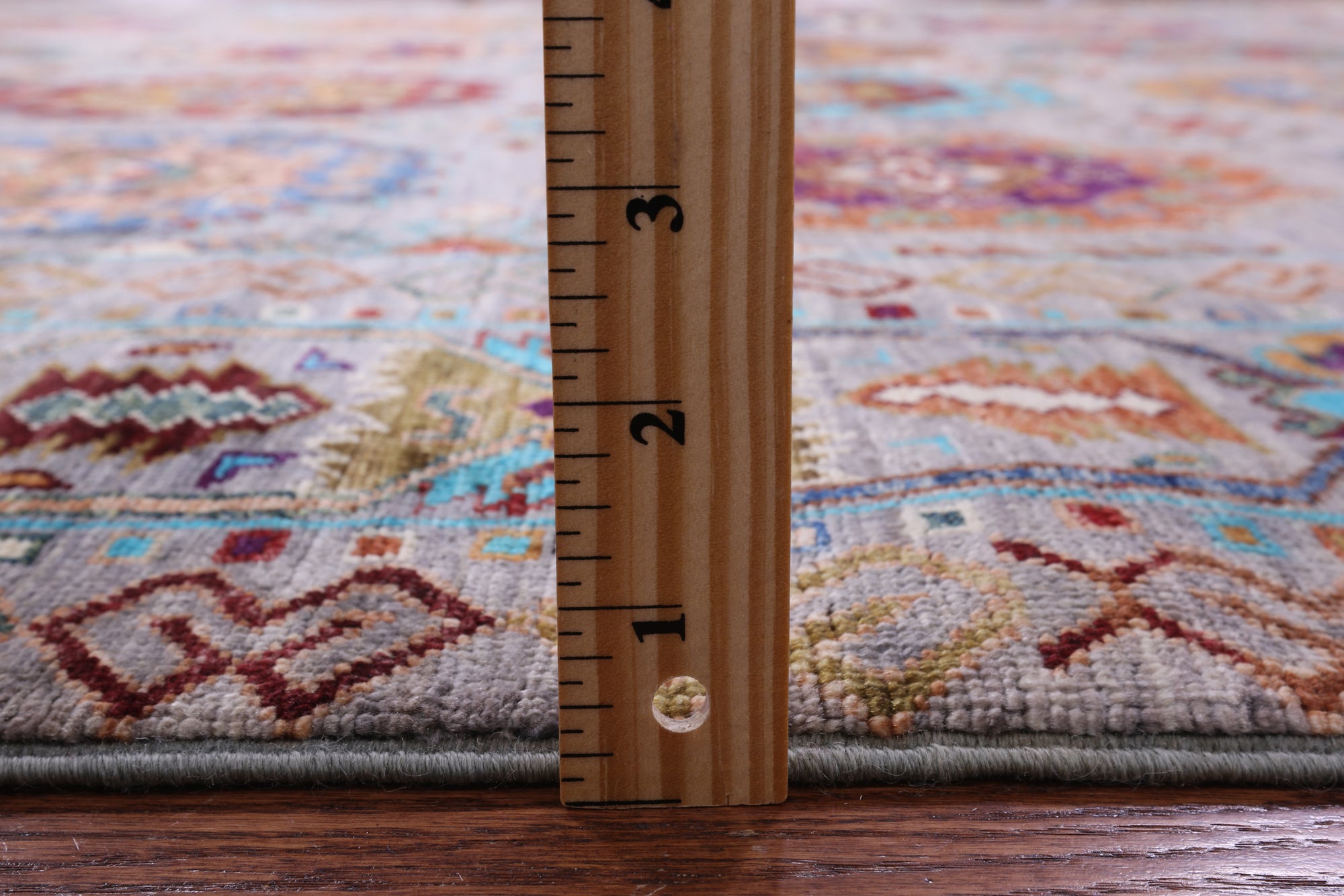 Turkmen Ersari Hand Knotted Wool Rug - 6' 9" X 9' 11" - Golden Nile