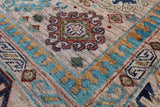 Turkmen Ersari Hand Knotted Wool Rug - 6' 8" X 9' 7" - Golden Nile