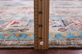Turkmen Ersari Hand Knotted Wool Rug - 6' 8" X 9' 7" - Golden Nile