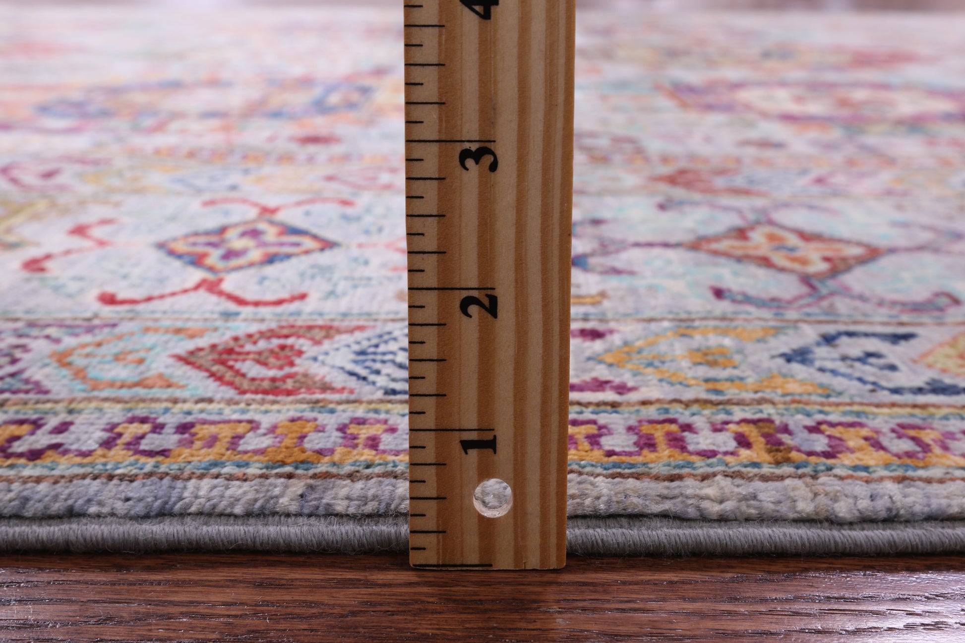 Turkmen Ersari Hand Knotted Wool Rug - 6' 9" X 9' 11" - Golden Nile