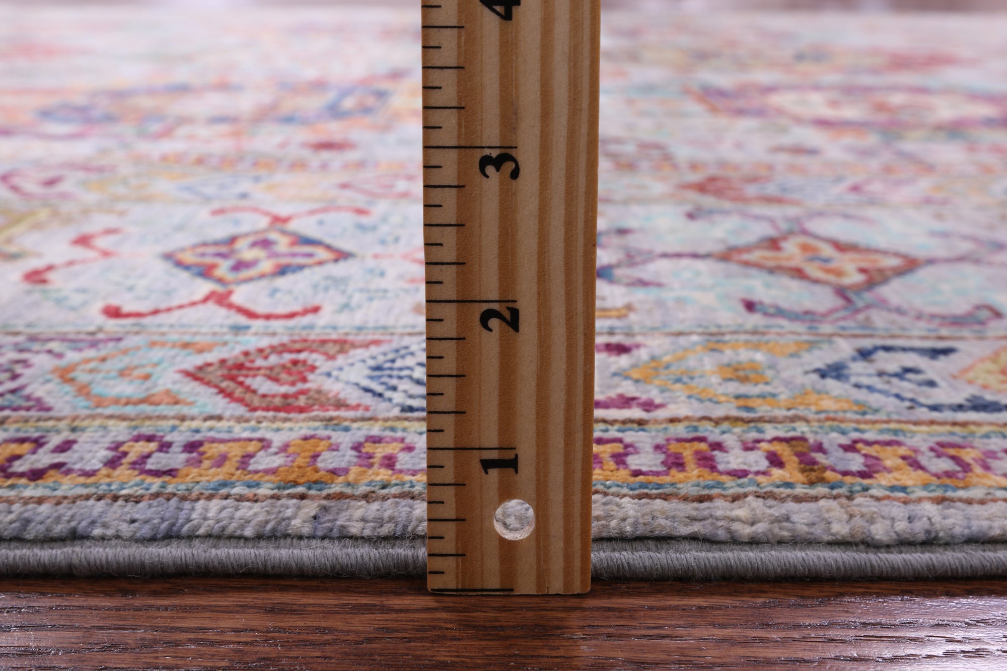 Turkmen Ersari Hand Knotted Wool Rug - 6' 9" X 9' 11" - Golden Nile