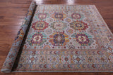 Turkmen Ersari Hand Knotted Wool Rug - 6' 9" X 9' 11" - Golden Nile