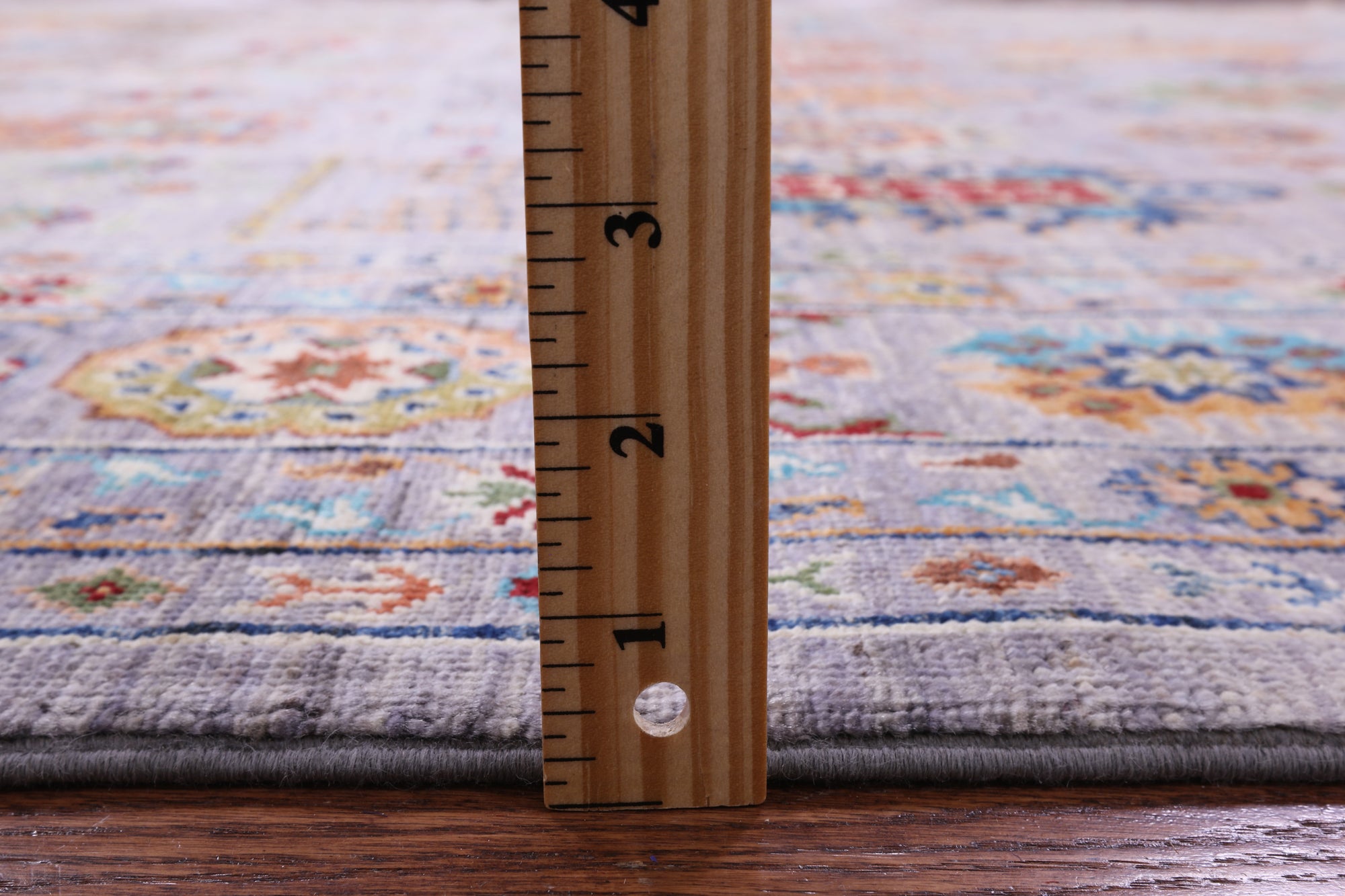 Grey Tribal Persian Hand Knotted Wool Rug - 6' 9" X 9' 8" - Golden Nile