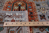 Turkmen Ersari Hand Knotted Wool Rug - 6' 10" X 9' 6" - Golden Nile