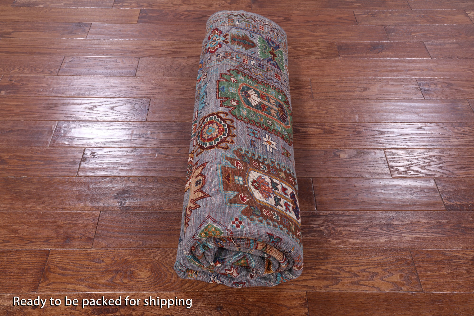 Turkmen Ersari Handmade Wool Rug - 6' 10" X 9' 9" - Golden Nile