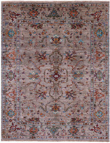 Peshawar Handmade Wool Rug - 5' 1