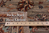 Peshawar Hand Knotted Wool Rug - 5' 8" X 8' 2" - Golden Nile