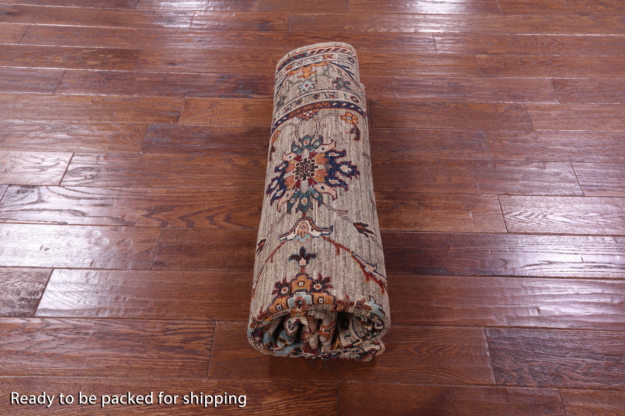 Peshawar Hand Knotted Wool Rug - 5' 8" X 8' 2" - Golden Nile