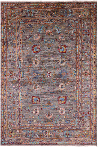 Persian Tabriz Handmade Wool Rug - 5' 6