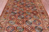 Turkmen Ersari Hand Knotted Wool Rug - 5' 7" X 7' 10" - Golden Nile