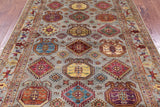 Turkmen Ersari Hand Knotted Wool Rug - 5' 8" X 7' 8" - Golden Nile
