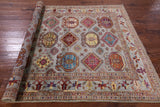 Turkmen Ersari Hand Knotted Wool Rug - 5' 8" X 7' 8" - Golden Nile