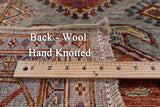 Turkmen Ersari Hand Knotted Wool Rug - 5' 8" X 7' 8" - Golden Nile