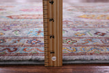 Grey Turkmen Ersari Hand Knotted Wool Rug - 5' 7" X 7' 8" - Golden Nile