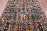 Turkmen Ersari Hand Knotted Wool Rug - 5' 9" X 8' 1" - Golden Nile