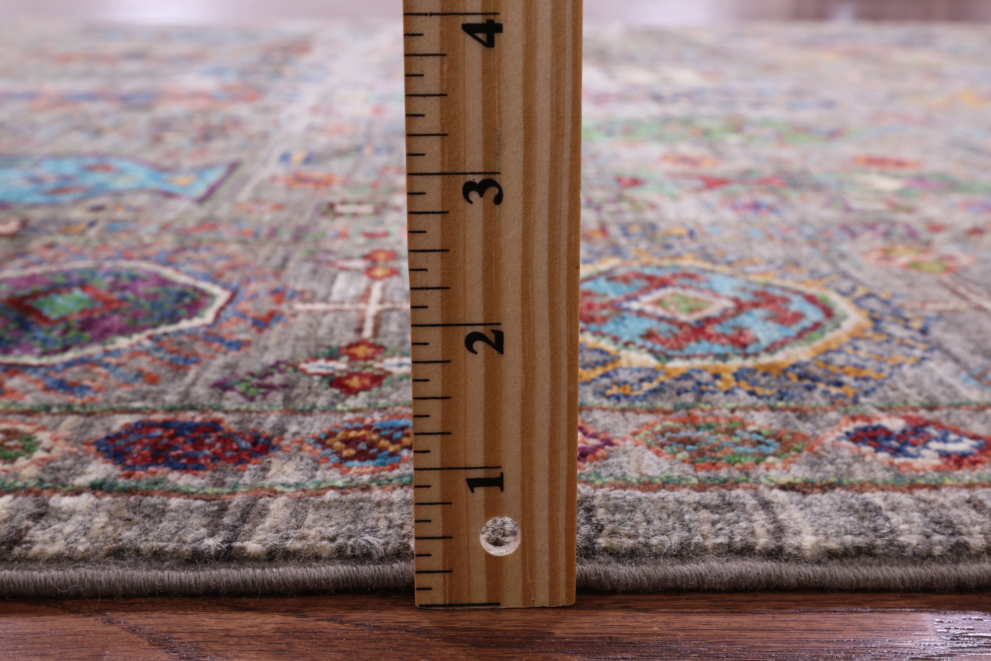 Turkmen Ersari Hand Knotted Wool Rug - 5' 9" X 8' 1" - Golden Nile