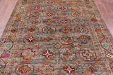 Turkmen Ersari Hand Knotted Wool Rug - 5' 10" X 8' 2" - Golden Nile