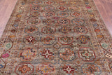 Turkmen Ersari Hand Knotted Wool Rug - 5' 10" X 8' 2" - Golden Nile